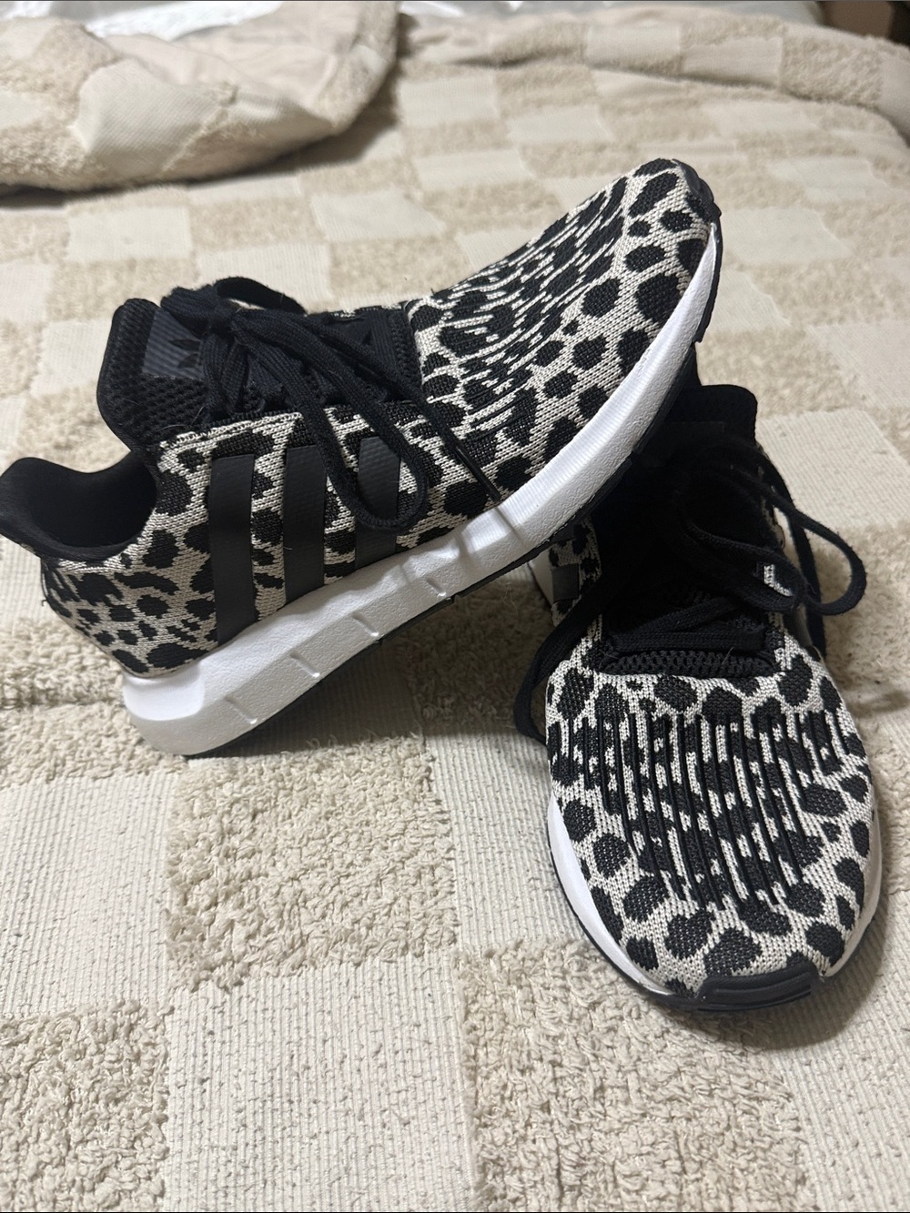 Adidas Leopard Knit Women's Athletic Sneakers size 8